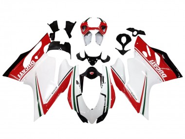 2011-2014 Ducati 1199 Motorcycle Fairings - White Red Green Glossy Black Canada for Sale