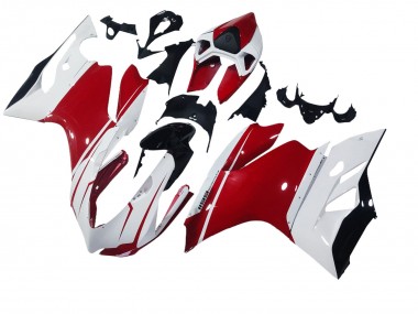 2011-2014 Ducati 1199 Motorcycle Fairings - White Red Glossy Black Canada for Sale