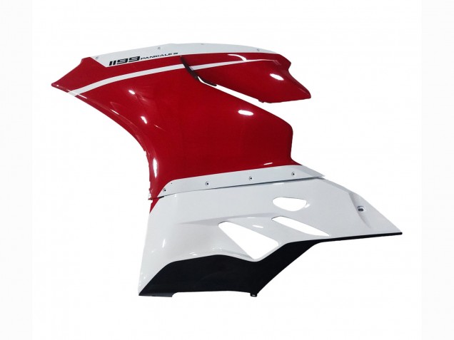 2011-2014 Ducati 1199 Motorcycle Fairings - White Red Glossy Black Canada for Sale