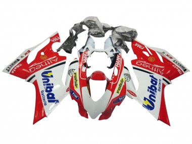 2011-2014 Ducati Panigale 899/1199 Motorcycle Fairings - White Red Blue Valsir Fiamm Canada for Sale