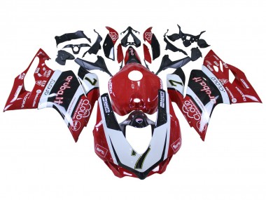 2015-2020 Ducati 959/1299 Motorcycle Fairings - White Red Black Aruba 7 Canada for Sale