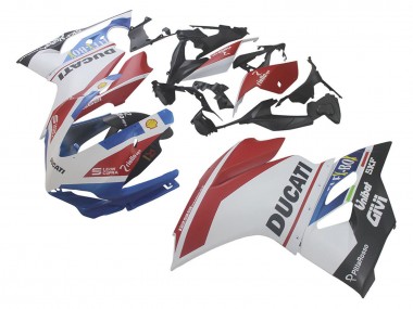 2015-2020 Ducati 1299 Motorcycle Fairings - White Red Blue Matte Black Unibat Flex-Box Canada for Sale