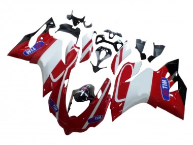 2015-2020 Ducati 959/1299 Motorcycle Fairings - White Red Glossy Black Tim Canada for Sale