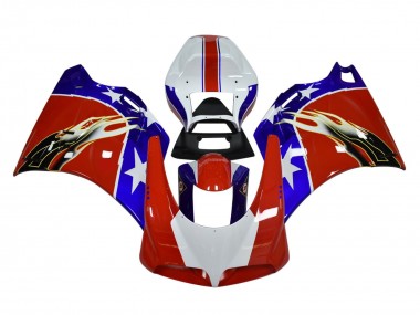 1993-2005 Ducati 748/916/996/998 Motorcycle Fairings - White Red Blue Black Flame Canada for Sale