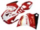 1993-2005 Ducati 996 Motorcycle Fairings - White Red Gold Glossy Black Corse Performance Canada for Sale