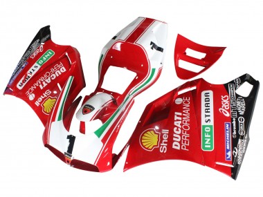 1993-2005 Ducati 748/916/996/998 Motorcycle Fairings - White Red Yellow Green Glossy Black Performance Canada for Sale