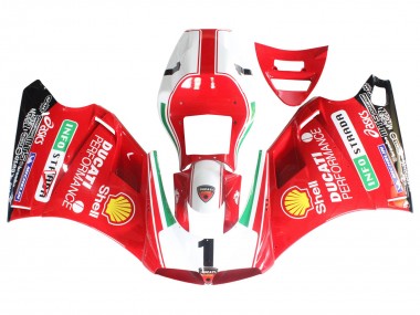 1993-2005 Ducati 748/916/996/998 Motorcycle Fairings - White Red Yellow Green Glossy Black Performance Canada for Sale