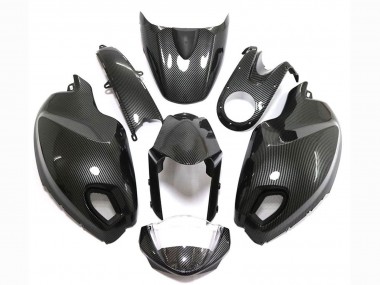 2008-2012 Ducati Monster 696 796 1100 1100S Motorcycle Fairings - Black Carbon Fiber Style Canada for Sale