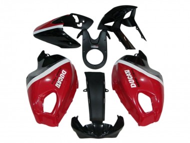 2008-2012 Ducati Monster 696 796 1100 1100S Motorcycle Fairings - Red White Glossy Black Canada for Sale