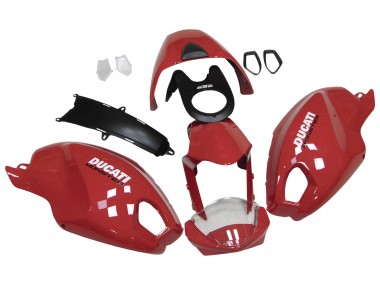 2008-2012 Ducati Monster 696 796 1100 1100S Motorcycle Fairings - Red White Canada for Sale
