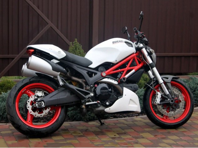 2008-2012 Ducati Monster 696 796 1100 1100S Motorcycle Fairings - White Canada for Sale