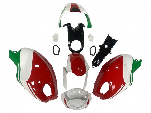 2008-2012 Ducati Monster 696 796 1100 1100S Motorcycle Fairing - White Red Green Canada for Sale