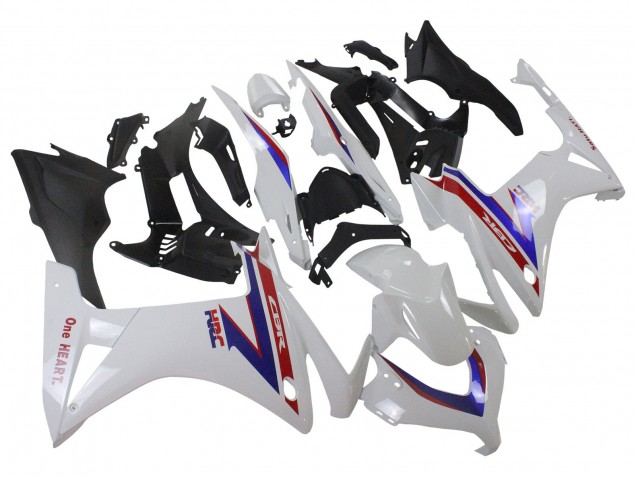 2013-2015 Honda CBR500R Motorcycle Fairings - White Red Blue HRC Canada for Sale