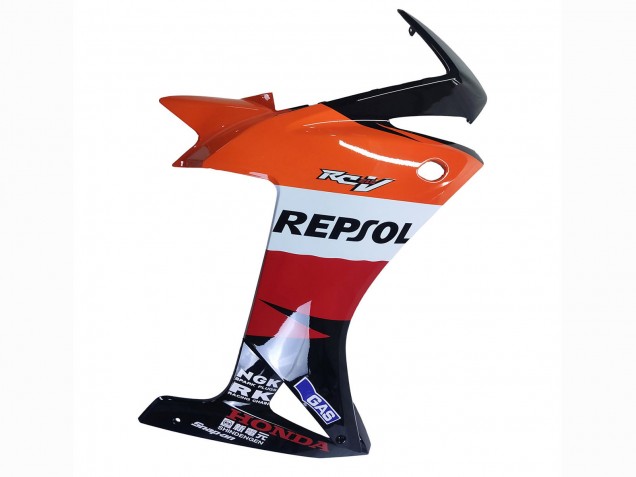2013-2015 Honda CBR500R Motorcycle Fairings - Orange White Red Glossy Black Repsol 3 Canada for Sale