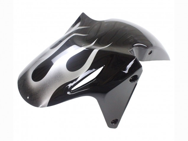 2013-2015 Honda CBR500R Motorcycle Fairings - Glossy Black Silver Flame Canada for Sale