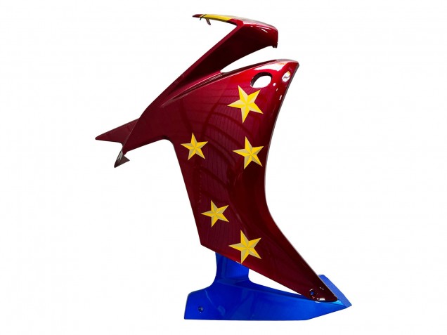 2013-2015 Honda CBR500R Motorcycle Fairings - Red Blue Yellow Star Canada for Sale