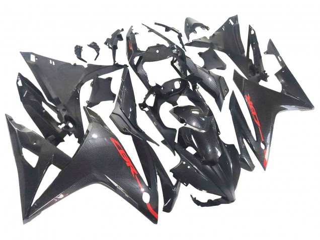 2016-2018 Honda CBR500R Motorcycle Fairings - Black Carbon Fiber Red Canada for Sale