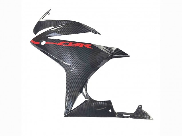 2016-2018 Honda CBR500R Motorcycle Fairings - Black Carbon Fiber Red Canada for Sale