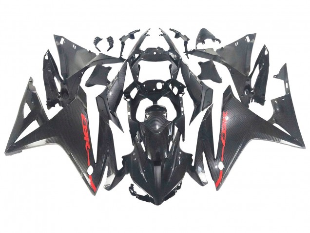2016-2018 Honda CBR500R Motorcycle Fairings - Black Carbon Fiber Red Canada for Sale