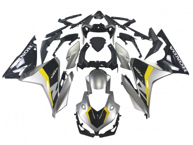 2022-2023 Honda CBR500R Motorcycle Fairings - Silver Yellow Glossy Black Canada for Sale