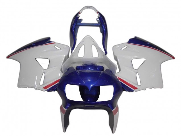 1998-2001 Honda VFR 800 Motorcycle Fairings - White Blue Red Canada for Sale