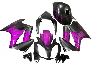 2002-2013 Honda VFR 800 Motorcycle Fairings - Purple Matte Black Canada for Sale