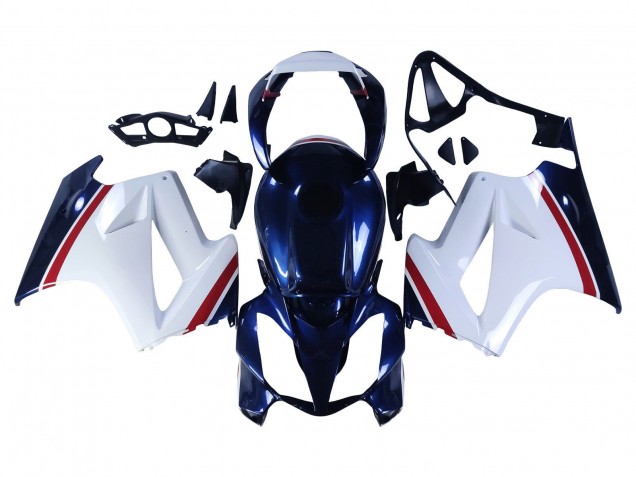 2002-2013 Honda VFR 800 Motorcycle Fairings - White Red Dark Blue Canada for Sale