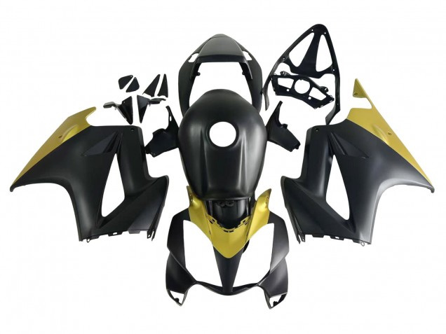 2002-2013 Honda VFR 800 Motorcycle Fairings - Yellow Matte Black Canada for Sale