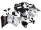 2002-2013 Honda VFR 800 Motorcycle Fairings - Silver Glossy Black Repsol Canada for Sale