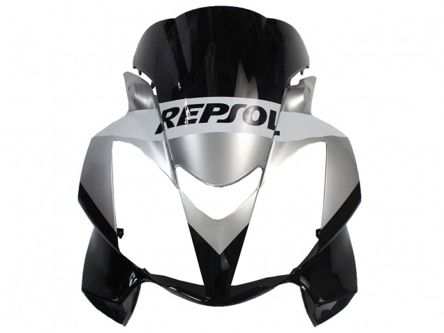 2002-2013 Honda VFR 800 Motorcycle Fairings - Silver Glossy Black Repsol Canada for Sale