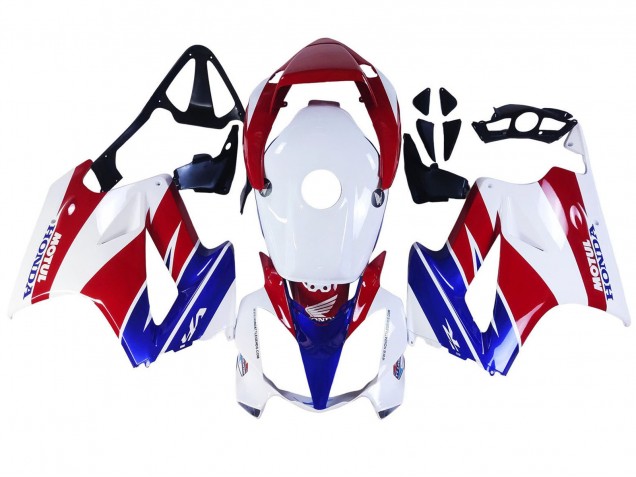 2002-2013 Honda VFR 800 Motorcycle Fairings - White Red Blue Motul Canada for Sale