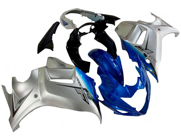 2008-2013 Suzuki GSX650F Motorcycle Fairings - Silver Blue Canada for Sale