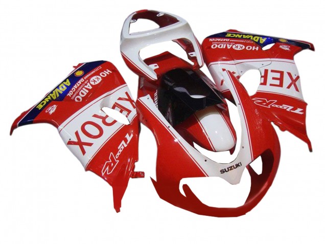 1998-2003 Suzuki TL1000R Motorcycle Fairings - White Red Black Xerox Canada for Sale