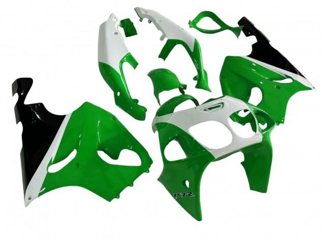 1996-2003 Kawasaki ZX7R Motorcycle Fairings - White Green Black Canada for Sale