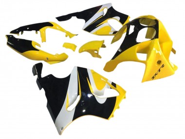 1996-2003 Kawasaki ZX7R Motorcycle Fairings - Yellow White Glossy Black Canada for Sale