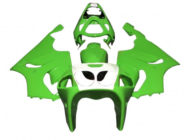 1996-2003 Kawasaki ZX7R Motorcycle Fairings - Green White Canada for Sale