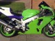 1996-2003 Kawasaki ZX7R Motorcycle Fairings - White Green Blue Canada for Sale