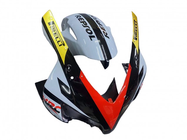 2004-2005 Honda CBR1000RR Motorcycle Fairings - Yellow Red White Glossy Red Bull Repsol HRC Canada for Sale