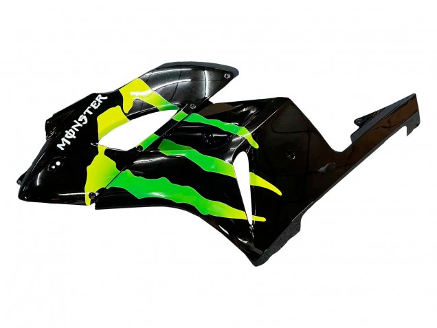 2004-2005 Honda CBR1000RR Motorcycle Fairings - Glossy Black Yellow Green Monster Canada for Sale