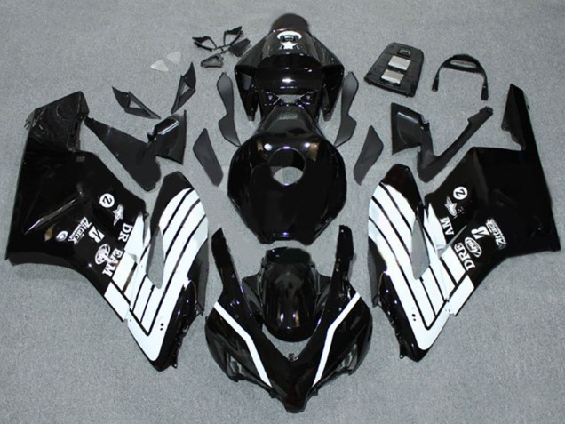 2004-2005 Honda CBR1000RR Motorcycle Fairings - Glossy Black White Canada for Sale