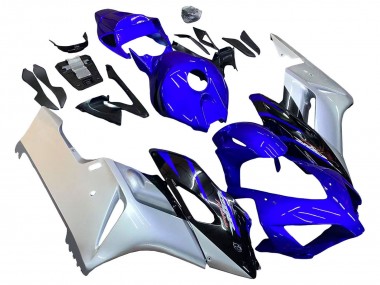 2004-2005 Honda CBR1000RR Motorcycle Fairings - Silver Blue Glossy Black Canada for Sale