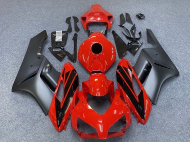 2004-2005 Honda CBR1000RR Motorcycle Fairings - Grey Red Glossy Black Stripe Canada for Sale
