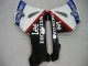 2004-2005 Honda CBR1000RR Motorcycle Fairings - White Blue Red Glossy Black Star EuroBet Lee Canada for Sale