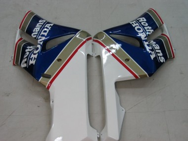 2004-2005 Honda CBR1000RR Motorcycle Fairings - White Blue Gold Rothmans Canada for Sale