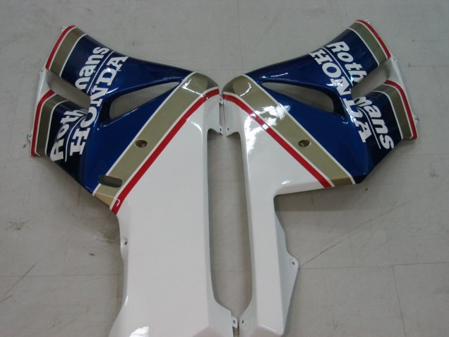 2004-2005 Honda CBR1000RR Motorcycle Fairings - White Blue Gold Rothmans Canada for Sale