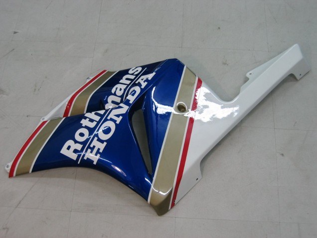2004-2005 Honda CBR1000RR Motorcycle Fairings - White Blue Gold Rothmans Canada for Sale