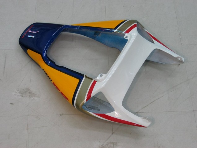 2004-2005 Honda CBR1000RR Motorcycle Fairings - White Blue Gold Rothmans Canada for Sale