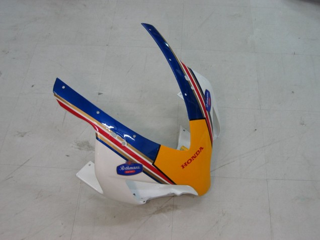 2004-2005 Honda CBR1000RR Motorcycle Fairings - White Blue Gold Rothmans Canada for Sale