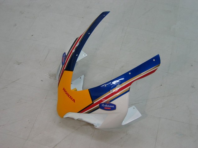 2004-2005 Honda CBR1000RR Motorcycle Fairings - White Blue Gold Rothmans Canada for Sale