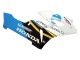 2004-2005 Honda CBR1000RR Motorcycle Fairings - White Light Blue Yellow Black Konica Minolta Canada for Sale